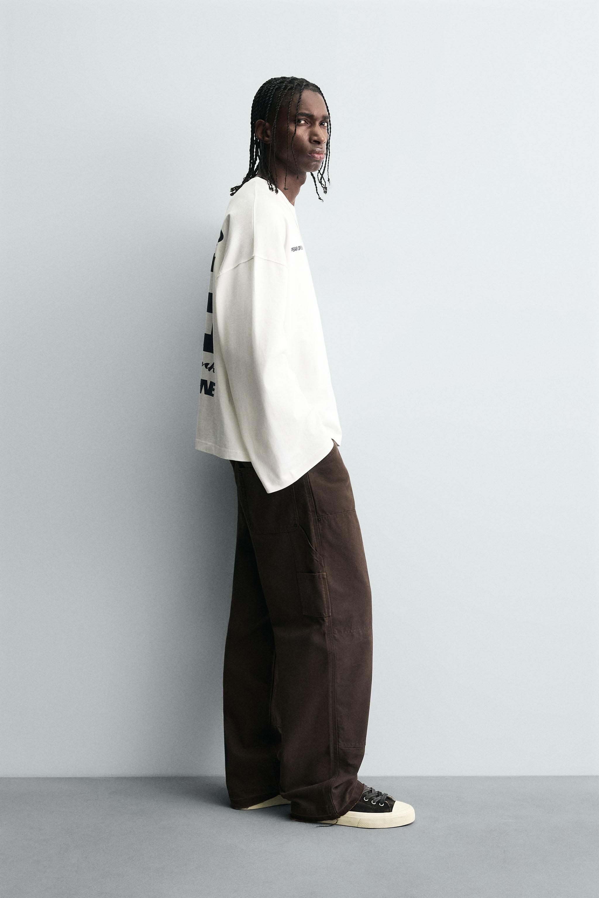 COMBINATION TEXT PRINT T-SHIRT